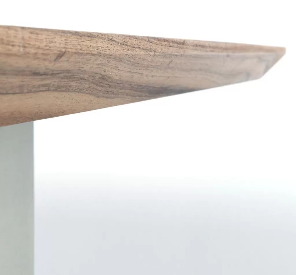 Table design Symphony par KARE - Plateau chromé élégant 160x80 cm