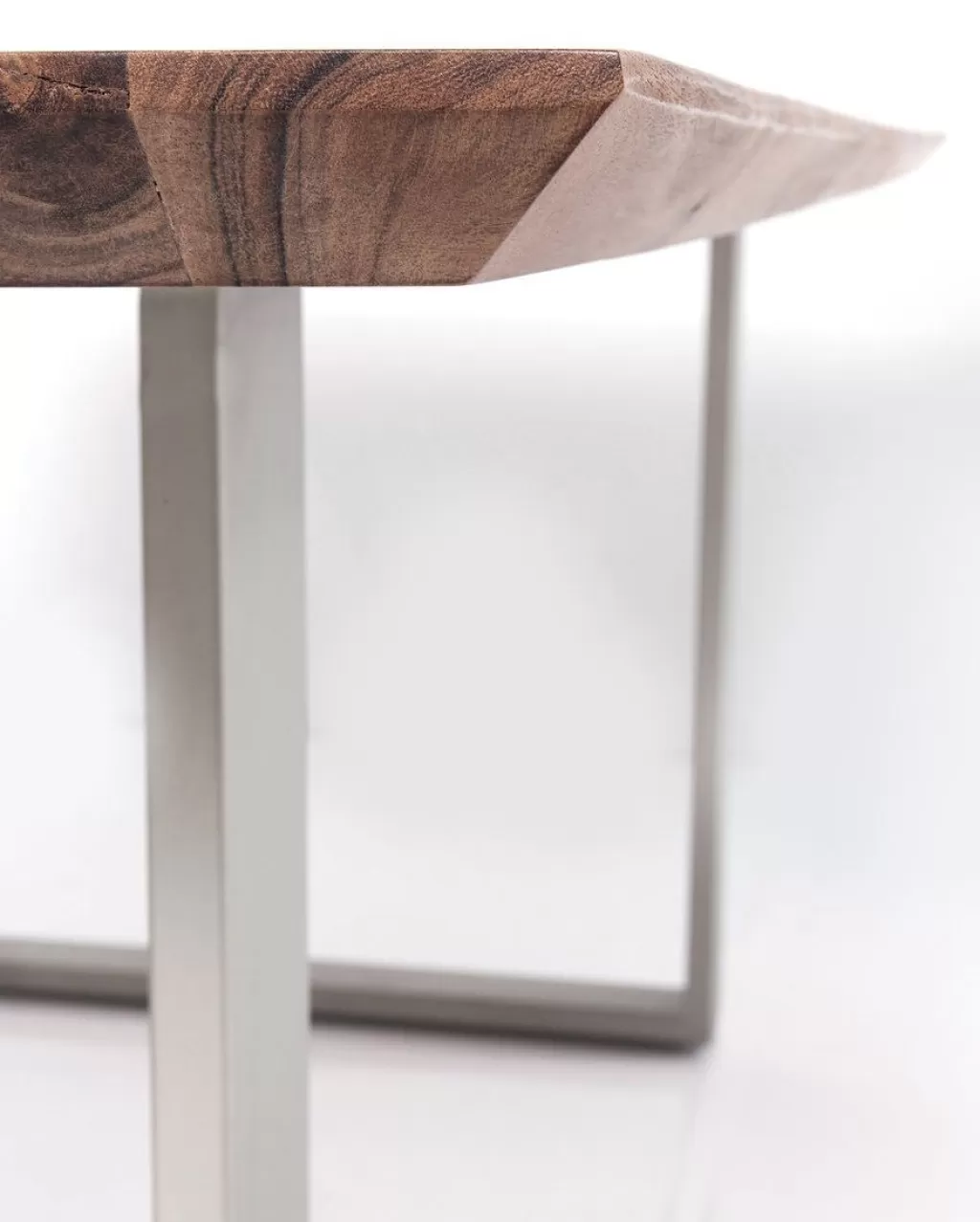 Table design Symphony par KARE - Plateau chromé élégant 160x80 cm