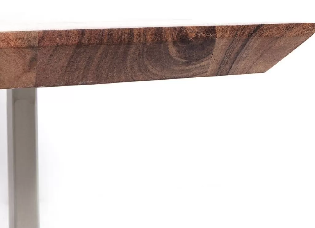 Table design Symphony par KARE - Plateau chromé élégant 160x80 cm