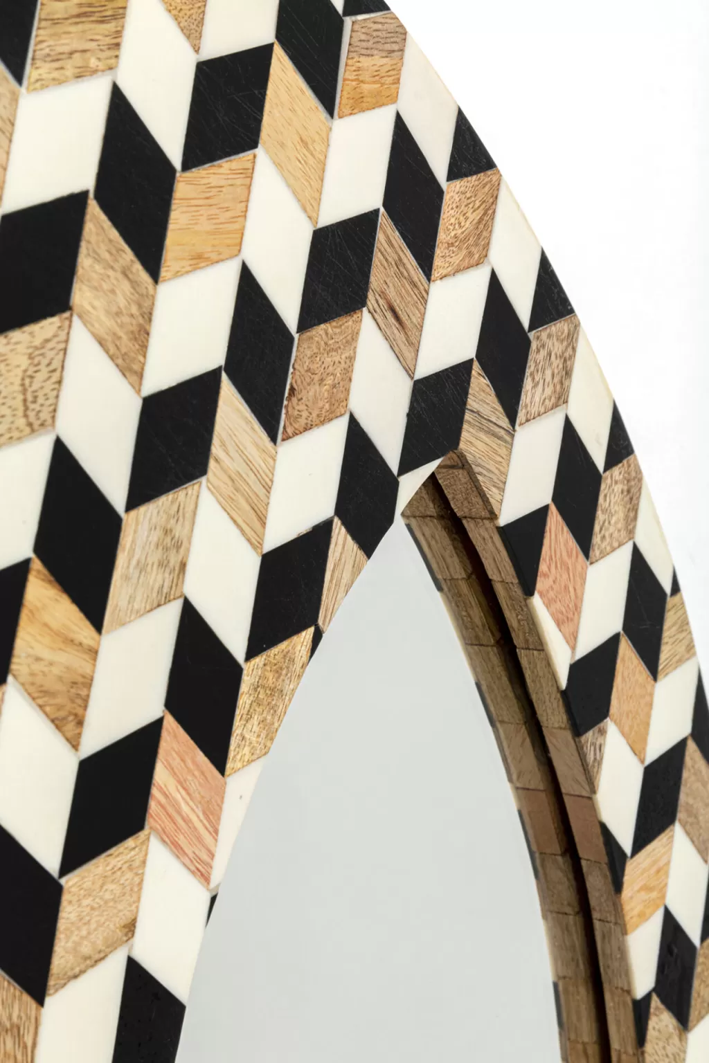 Miroir mural design Tahiti - Collection KARE - Diamètre 67 cm pour déco contemporaine
