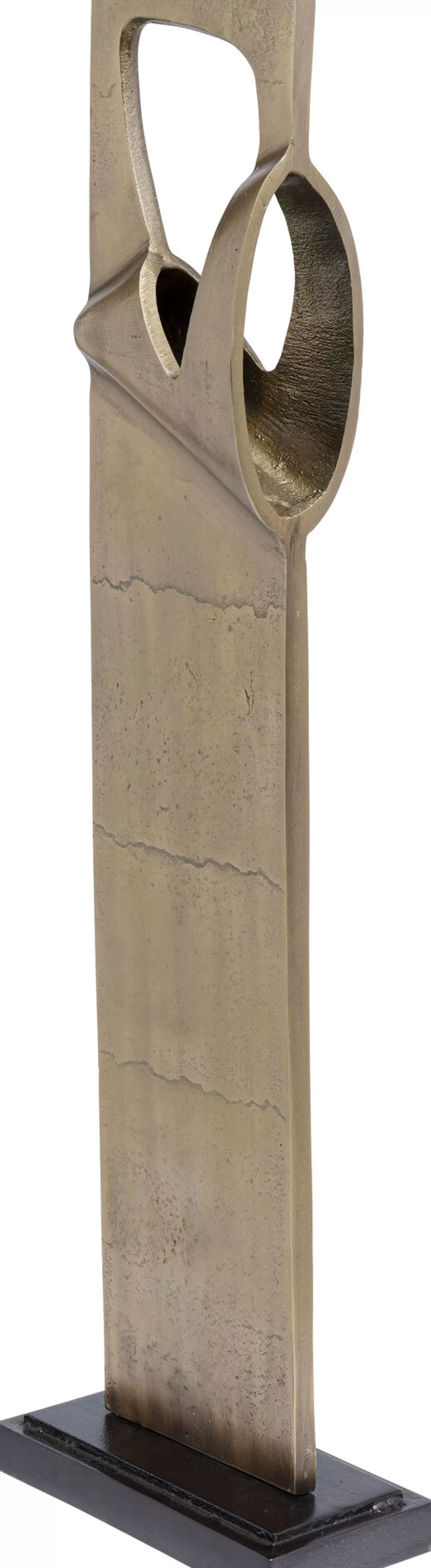 Élégante sculpture métallique Taiki - Décoration contemporaine argentée par KARE Design - Hauteur 63 cm pour salon moderne