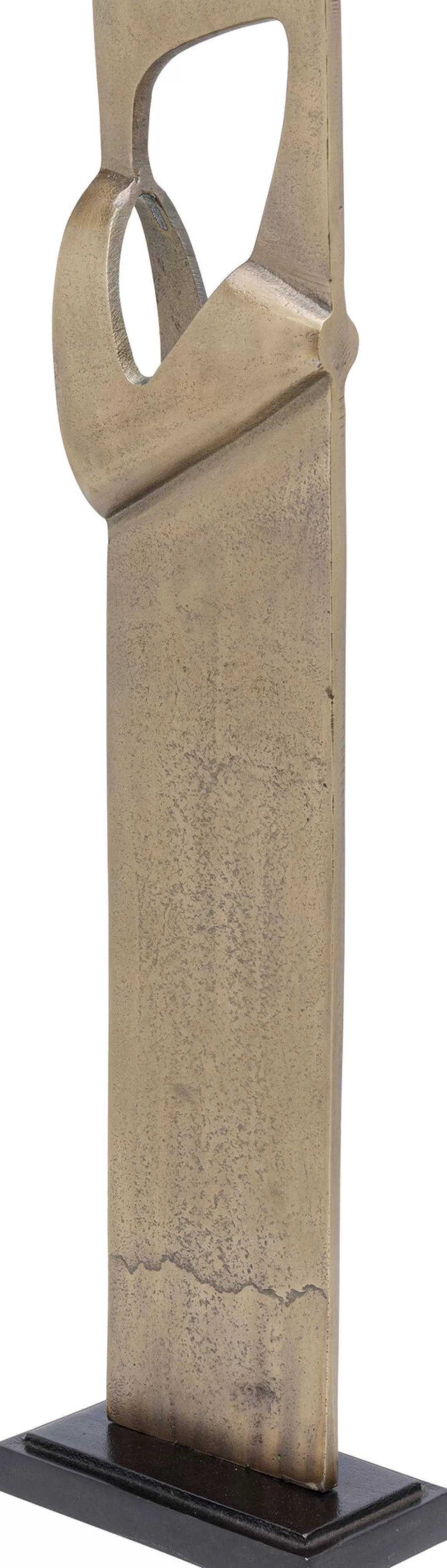 Élégante sculpture métallique Taiki - Décoration contemporaine argentée par KARE Design - Hauteur 63 cm pour salon moderne