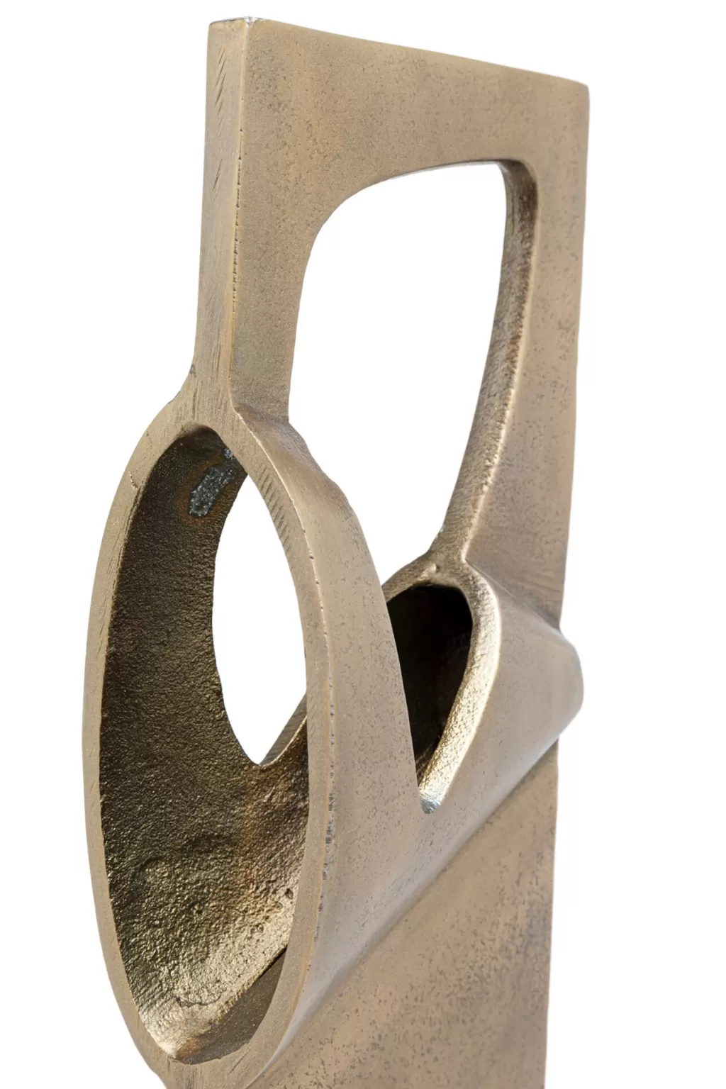 Élégante sculpture métallique Taiki - Décoration contemporaine argentée par KARE Design - Hauteur 63 cm pour salon moderne