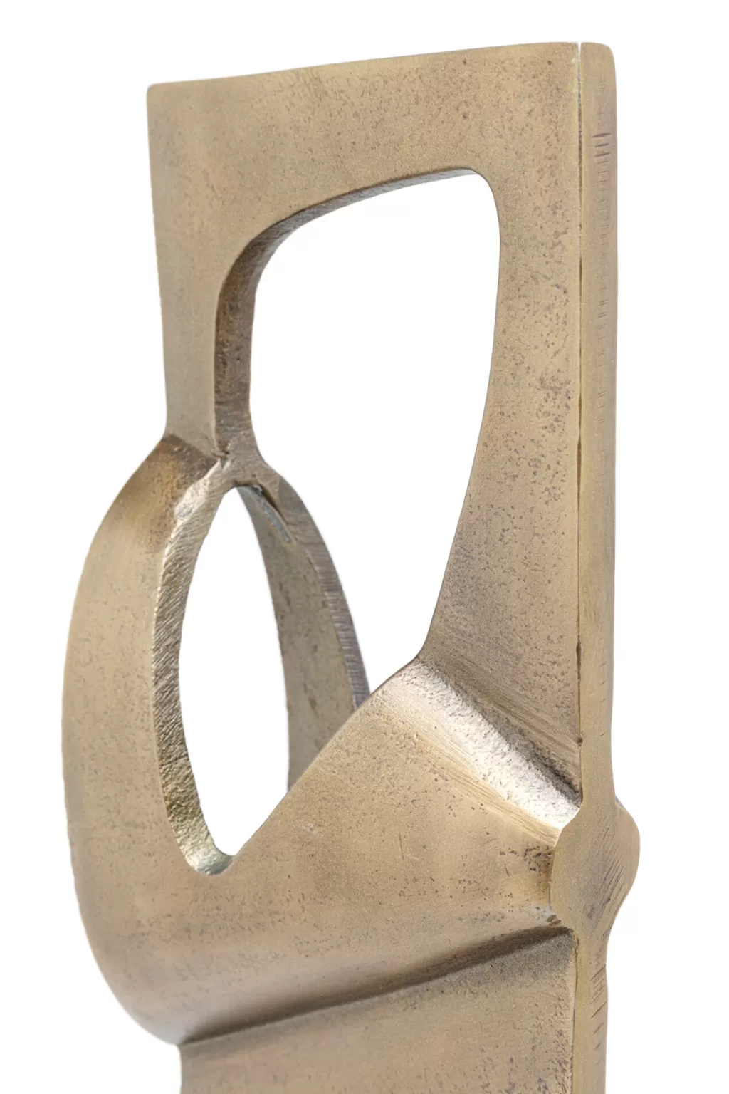 Élégante sculpture métallique Taiki - Décoration contemporaine argentée par KARE Design - Hauteur 63 cm pour salon moderne
