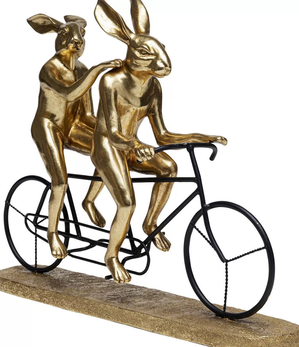 KARE Design : Duo Décoratif Lapins en Tandem Puput & Kanit - Sculpture Murale ou d'Étagère 34 cm