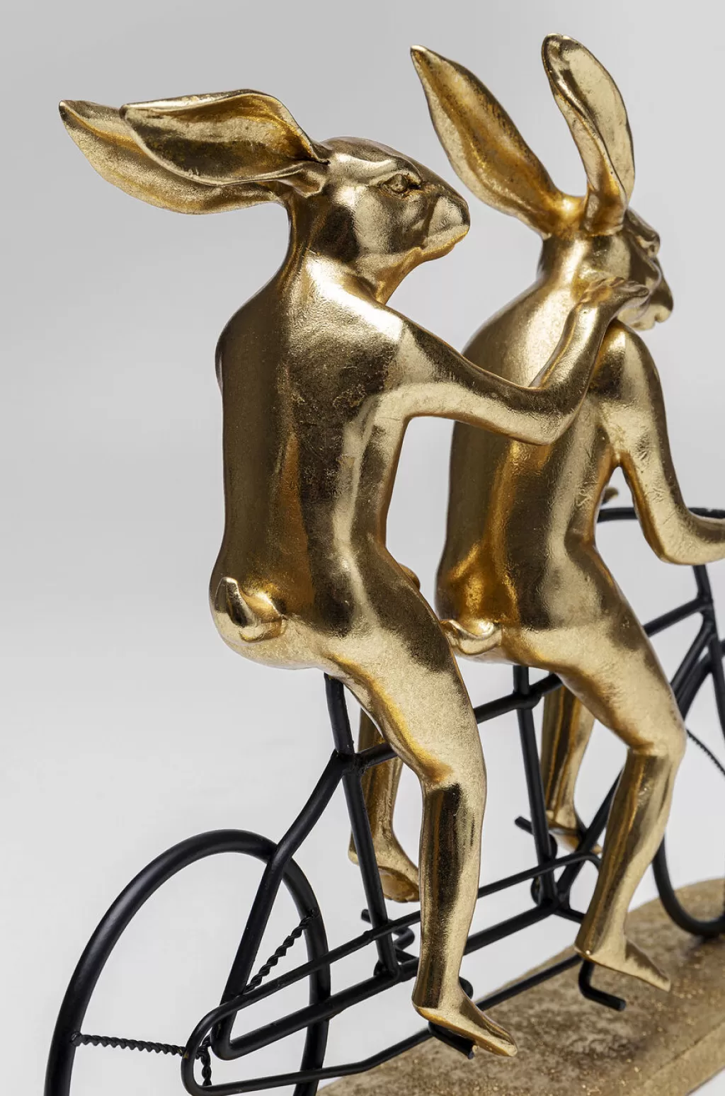 KARE Design : Duo Décoratif Lapins en Tandem Puput & Kanit - Sculpture Murale ou d'Étagère 34 cm