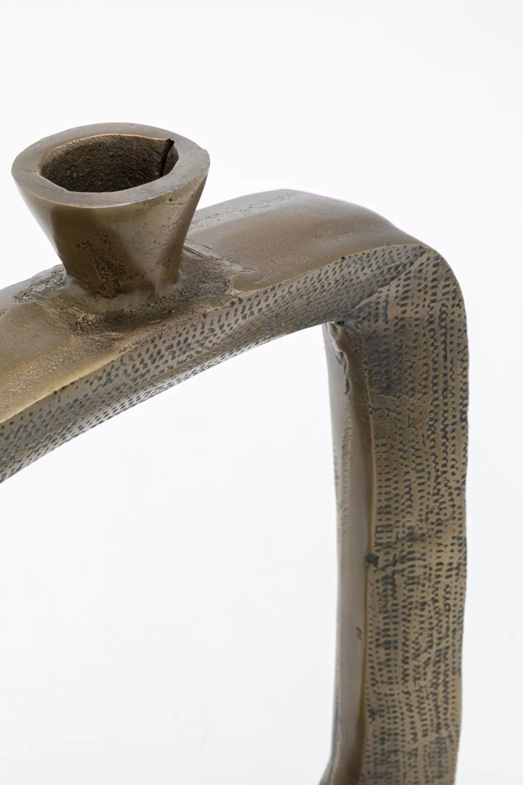 KARE Design - Bougeoir design Tanu en laiton - Élégant support pour bougies - Hauteur 40 cm - Déco intemporelle