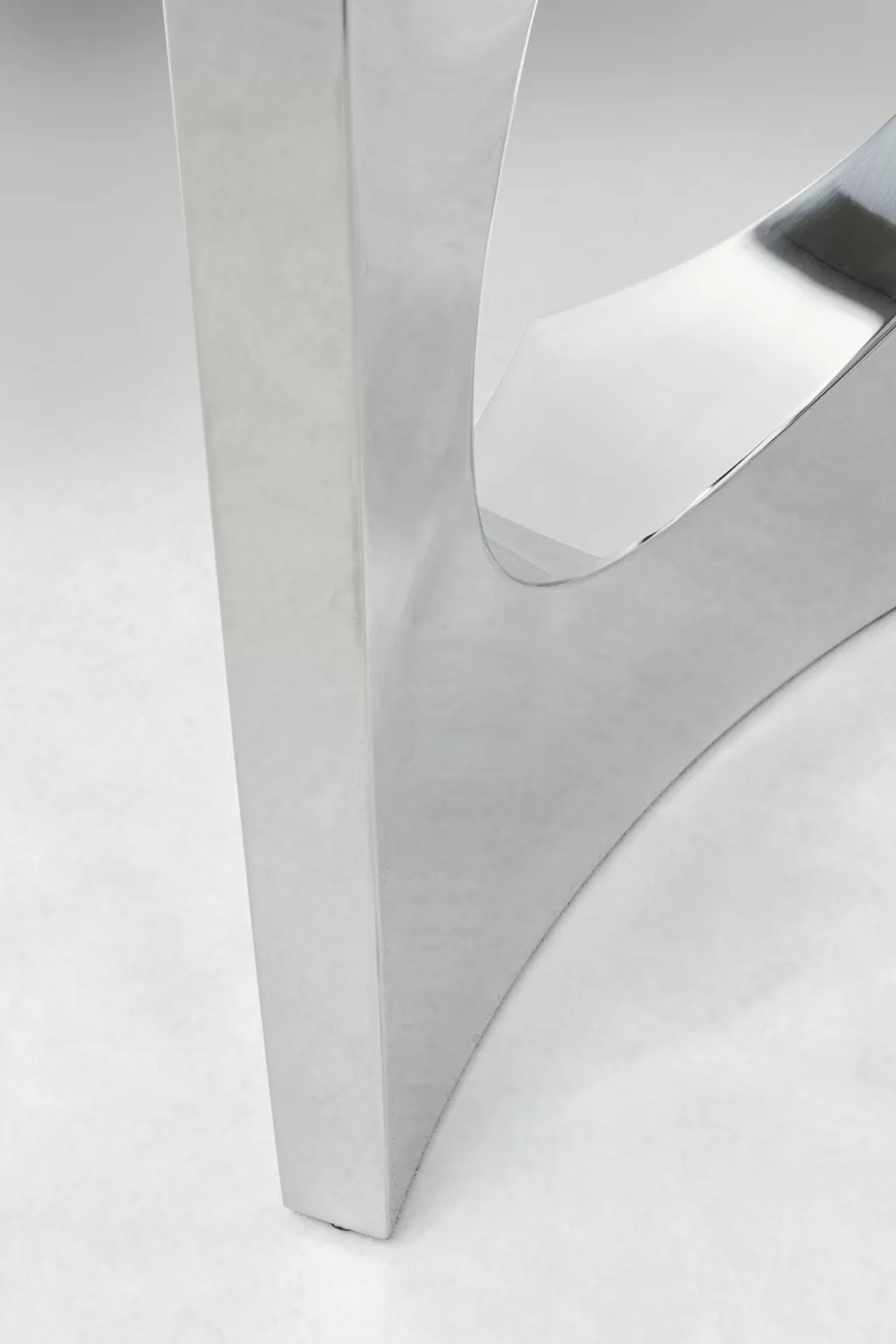 Pieds de table design Oho par KARE - Chromé brillant - Lot de 2 pièces