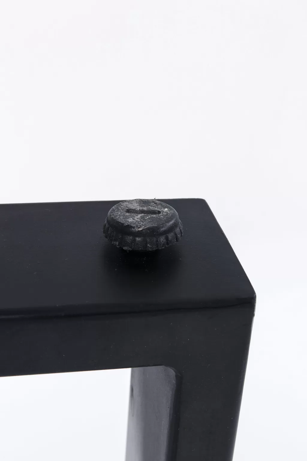 Lot de 2 pieds de table design Tavola noir mat - KARE Design, style épuré pour intérieurs contemporains