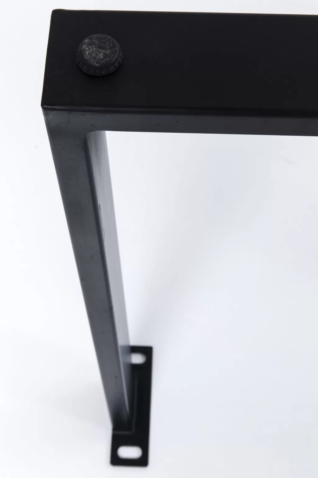 Lot de 2 pieds de table design Tavola noir mat - KARE Design, style épuré pour intérieurs contemporains
