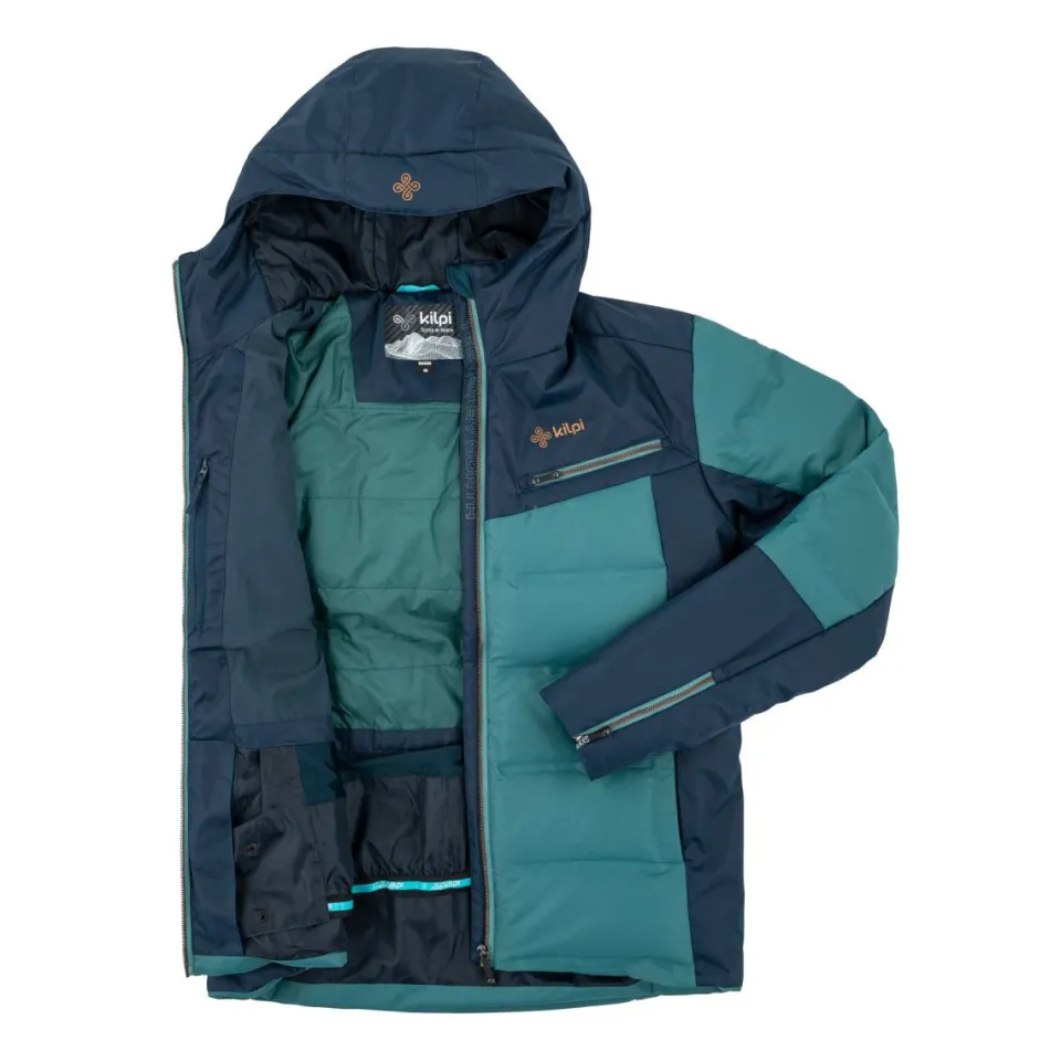 Veste Polaire Kilpi pour Ski Masculin - Modèle TEDDY-M en Vert Forestier, Confort Optimal et Style Montagnard
