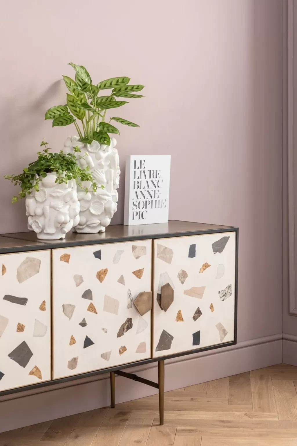 Carrelage en Terrazzo Senkki 183x77 cm - Collection Lipastot par KARE Design | Décoration intérieure élégante