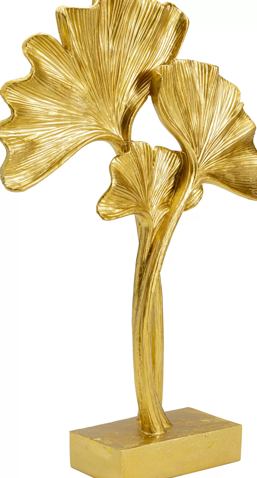 Décor mural moderne KARE Design - Composition trio de feuilles de Ginkgo, 53 cm