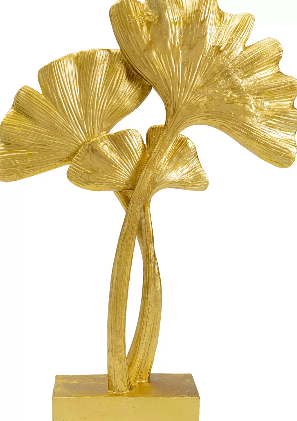 Décor mural moderne KARE Design - Composition trio de feuilles de Ginkgo, 53 cm