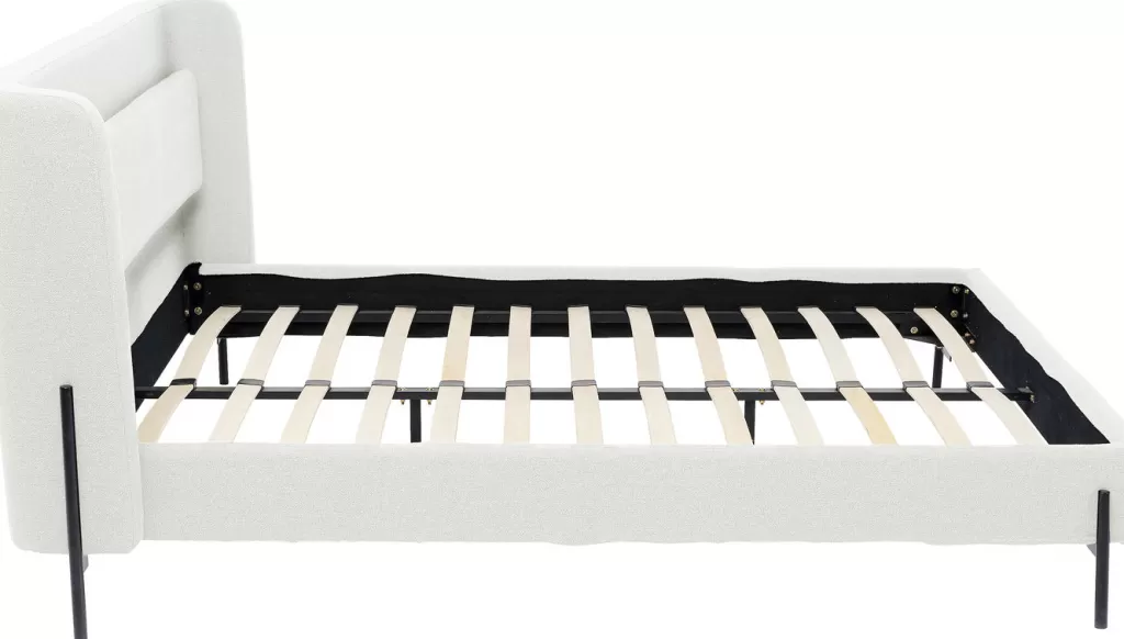 Lit design Tivoli crème 160x200 - Ensemble de literie élégant par KARE