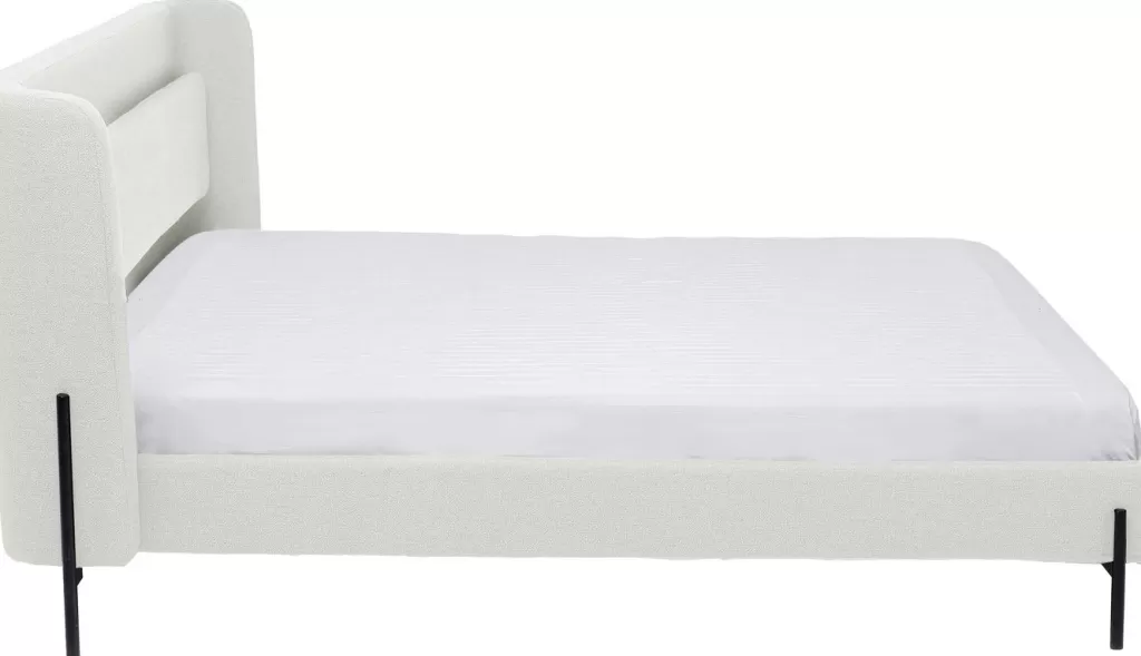 Lit design Tivoli écru 180x200 cm - Collection élégante par KARE Design | Sommier inclus, Durable et Confortable