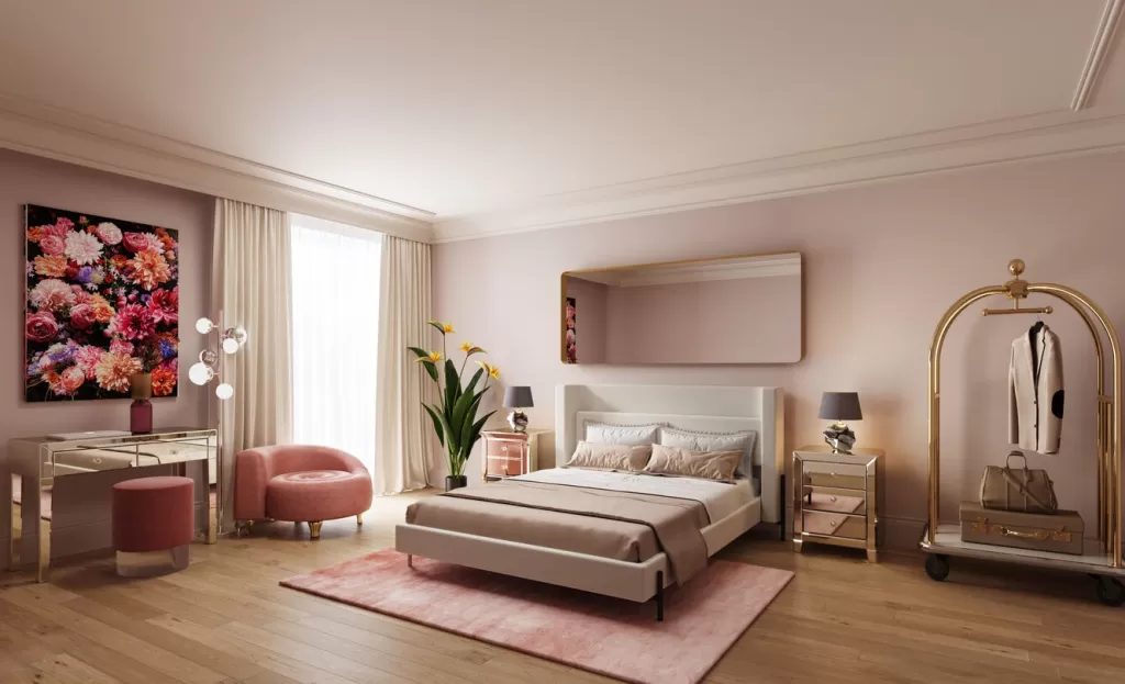 Lit design Tivoli écru 180x200 cm - Collection élégante par KARE Design | Sommier inclus, Durable et Confortable