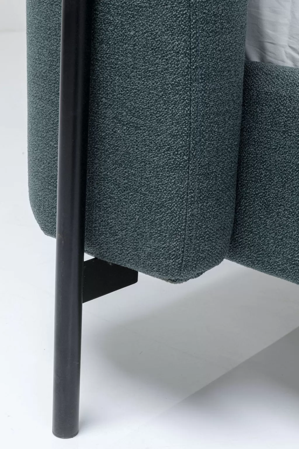 Lit Design Scandinave Tivoli - KARE Edition, Vert Naturel 160x200 cm - Matelas Confort Intégré pour Chambre Contemporaine