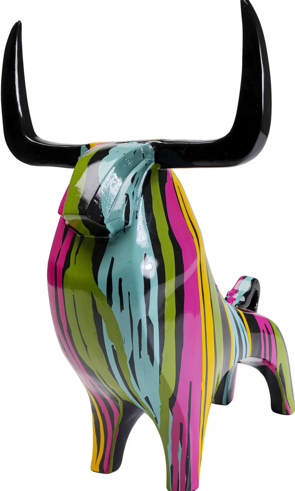 Taureau décoratif Torro Holi - Figurine moderne en résine 36 cm par KARE Design pour la décoration d'intérieur