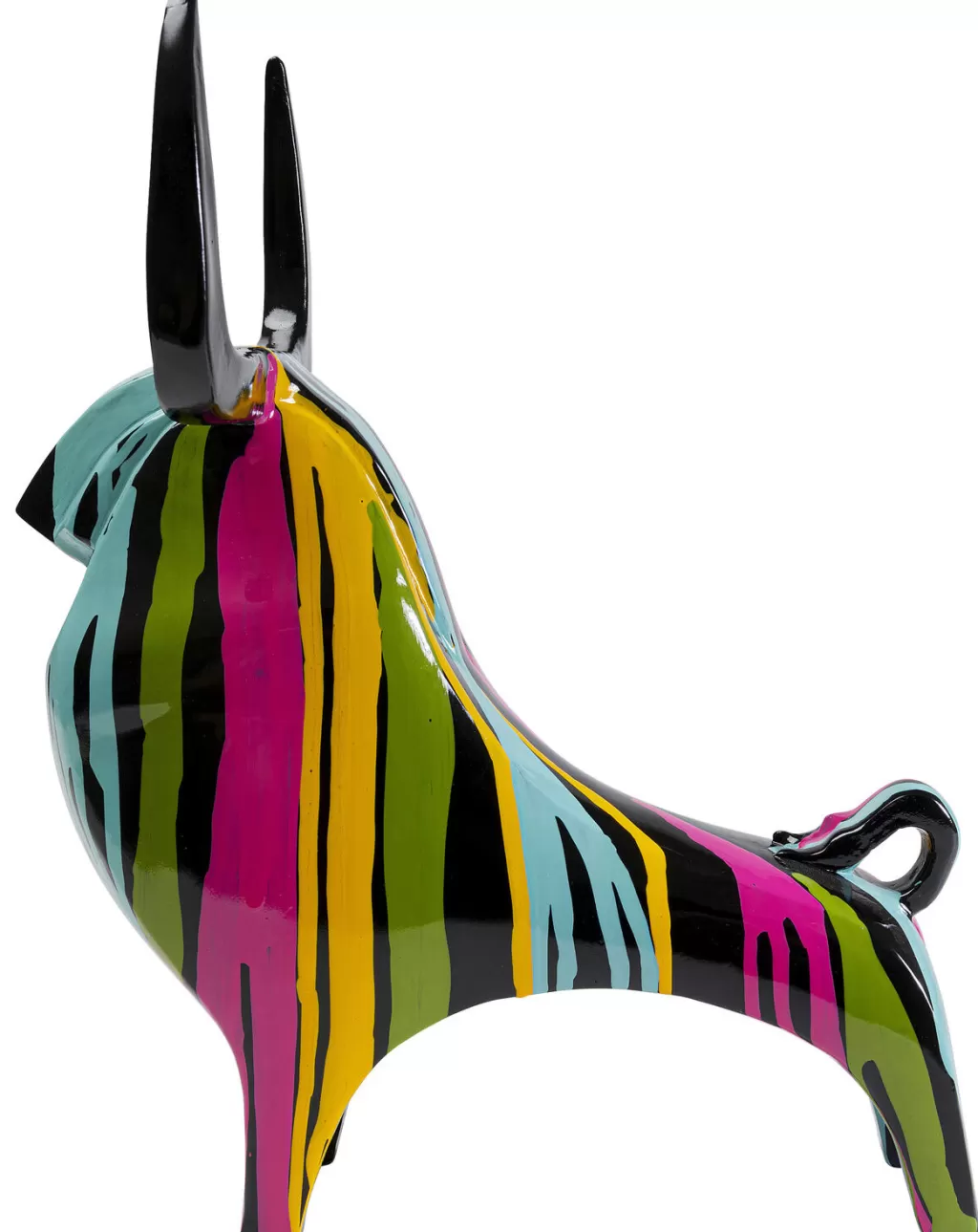 Taureau décoratif Torro Holi - Figurine moderne en résine 36 cm par KARE Design pour la décoration d'intérieur