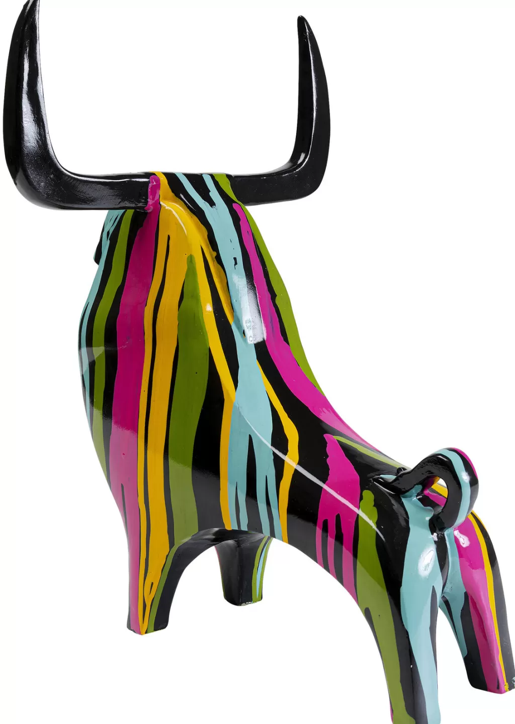 Taureau décoratif Torro Holi - Figurine moderne en résine 36 cm par KARE Design pour la décoration d'intérieur