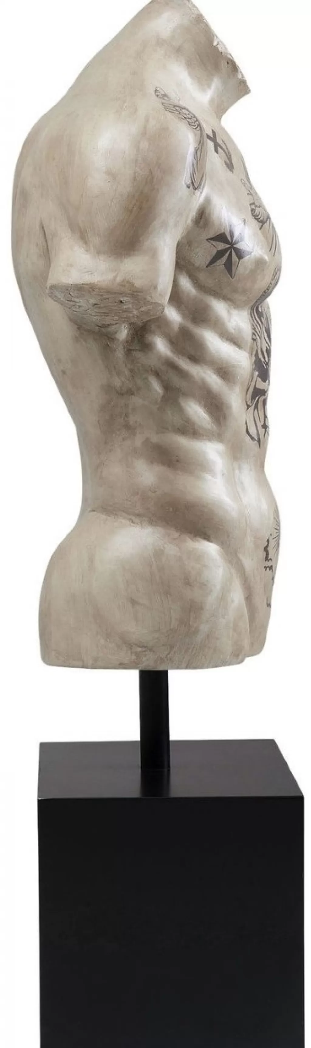 Décor Tattoo Corporel - Sculpture Murale Élégante par KARE Design | Objet d'Art Contemporain pour Intérieur Moderne