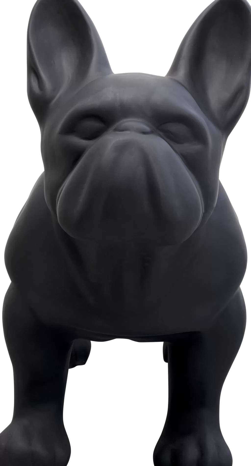 KARE Design - Sculpture Canine Toto Teen, Décor Moderne en Noir Mat - Hauteur 90 cm, Idéal pour Décoration d'Intérieur Contemporaine