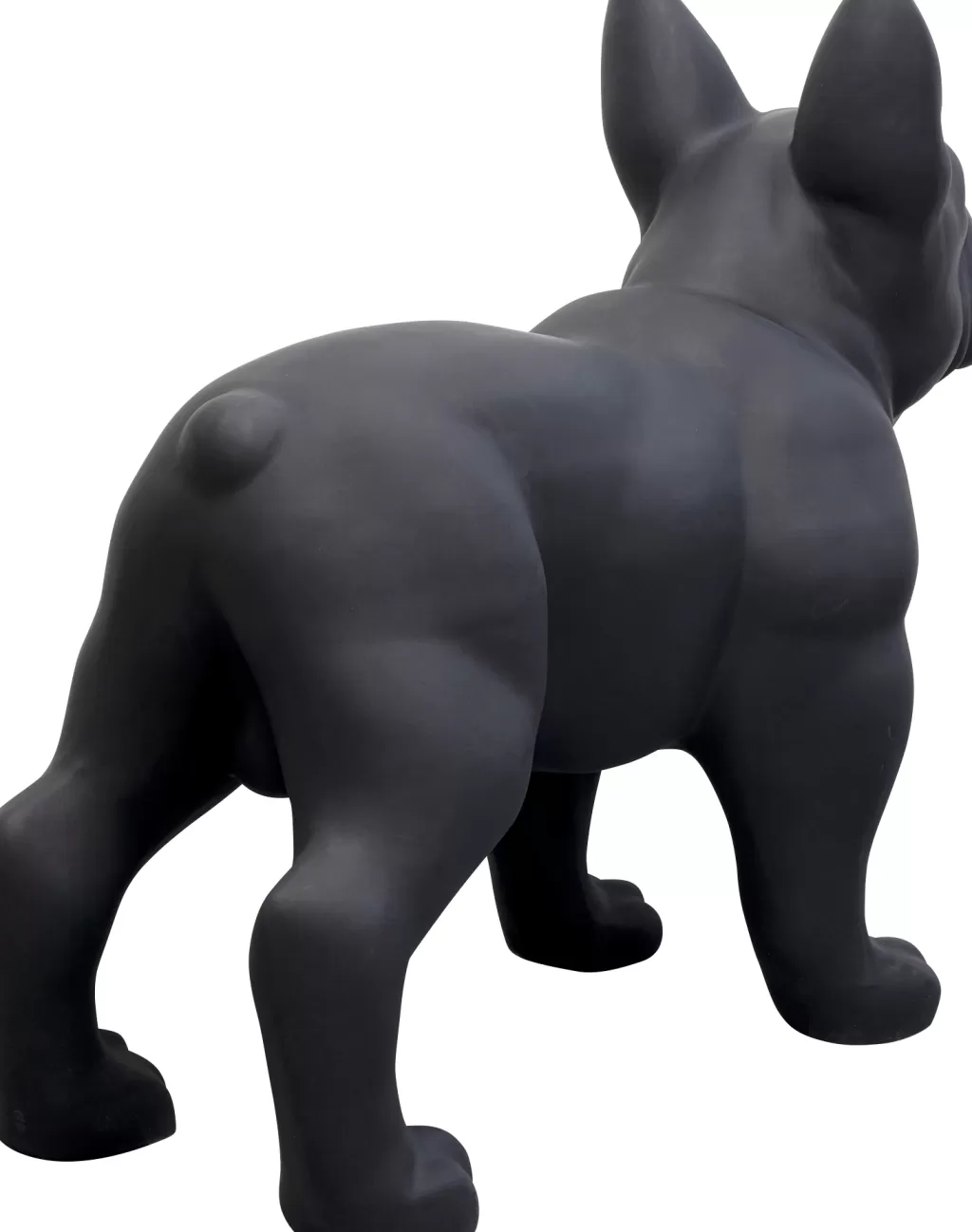KARE Design - Sculpture Canine Toto Teen, Décor Moderne en Noir Mat - Hauteur 90 cm, Idéal pour Décoration d'Intérieur Contemporaine
