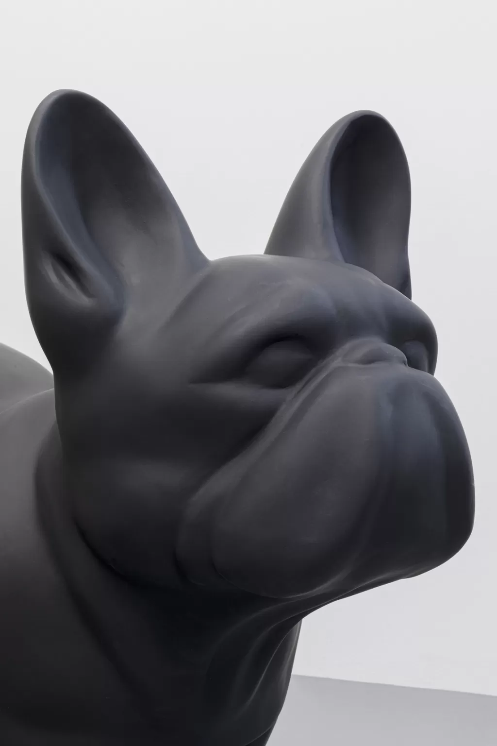KARE Design - Sculpture Canine Toto Teen, Décor Moderne en Noir Mat - Hauteur 90 cm, Idéal pour Décoration d'Intérieur Contemporaine