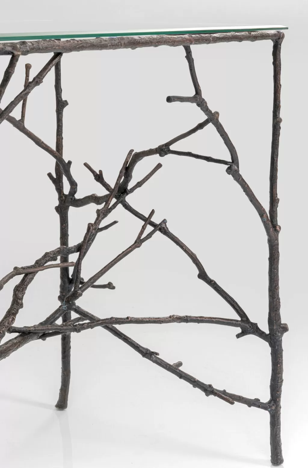 Console Design Branche d'Arbre KARE - Table d'Appoint Moderne 105x79 cm en Style Nature