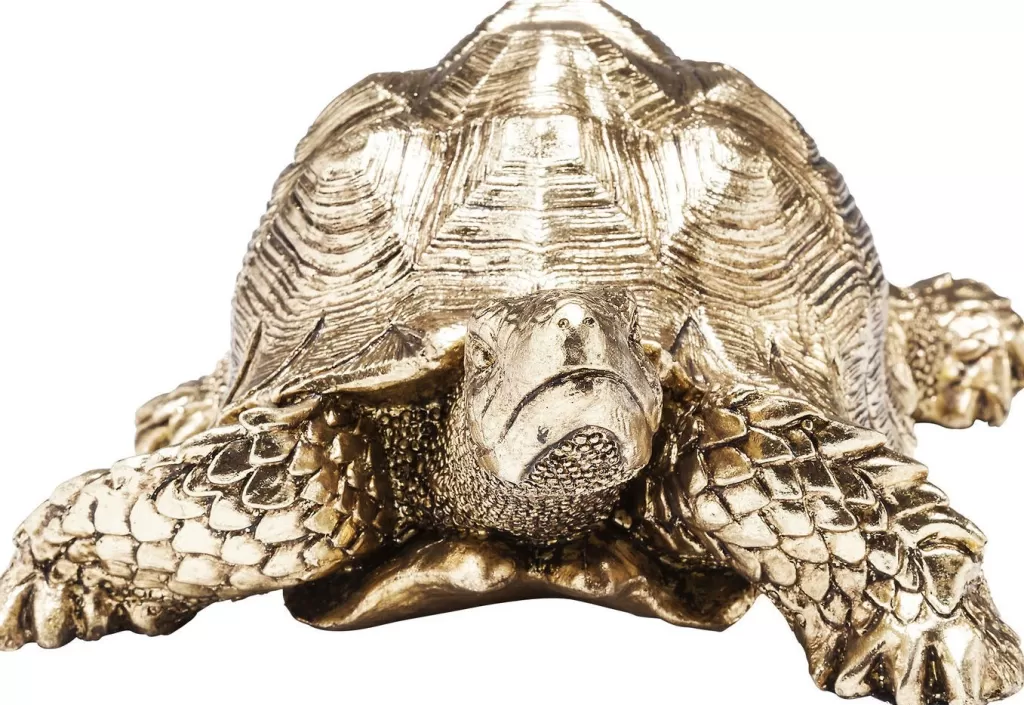 Figurine décorative Tortue Céleste en Or – Édition limitée par KARE Design