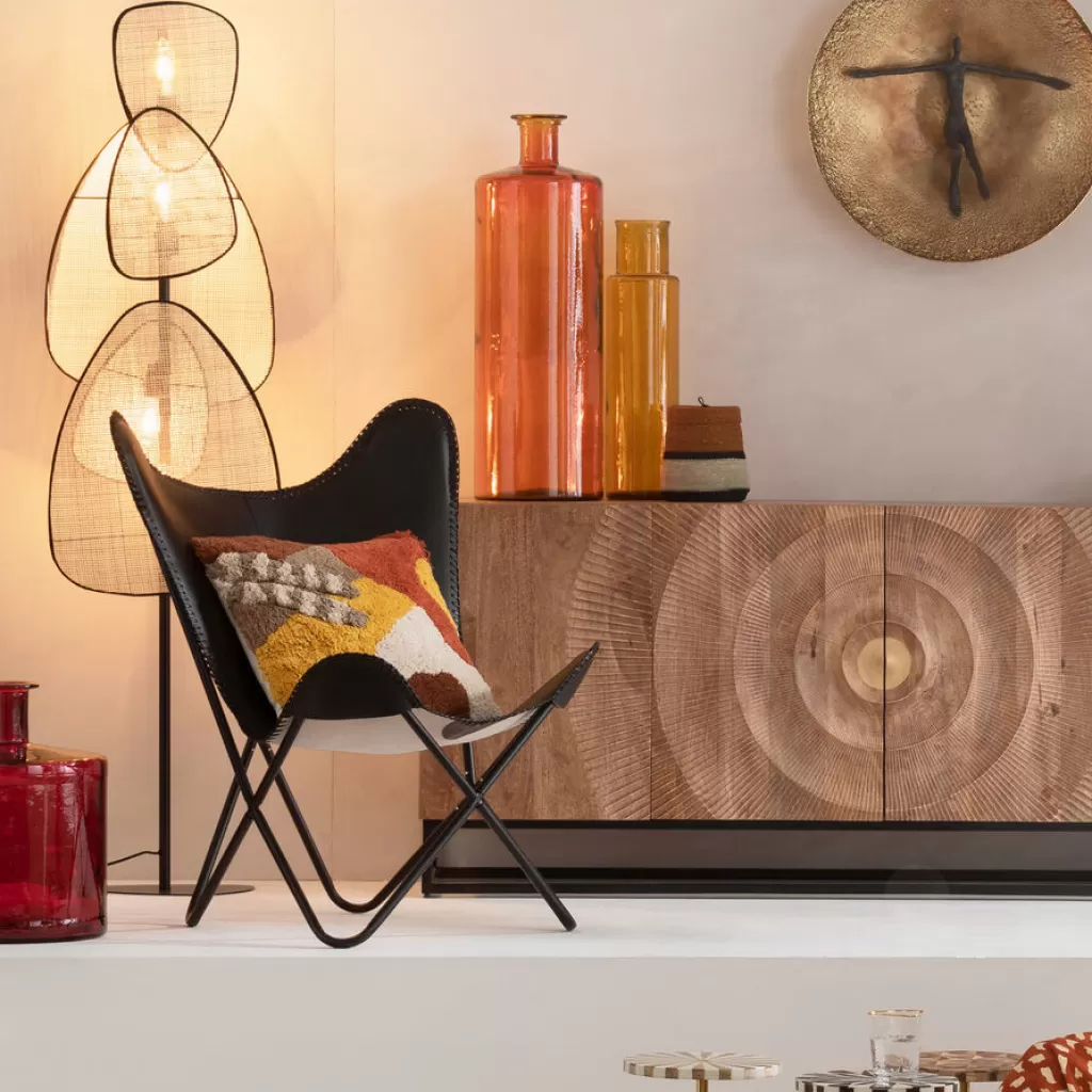 Vase design Tutti en céramique rouge - Déco intérieure contemporaine 45 cm par KARE 

(Le modèle 