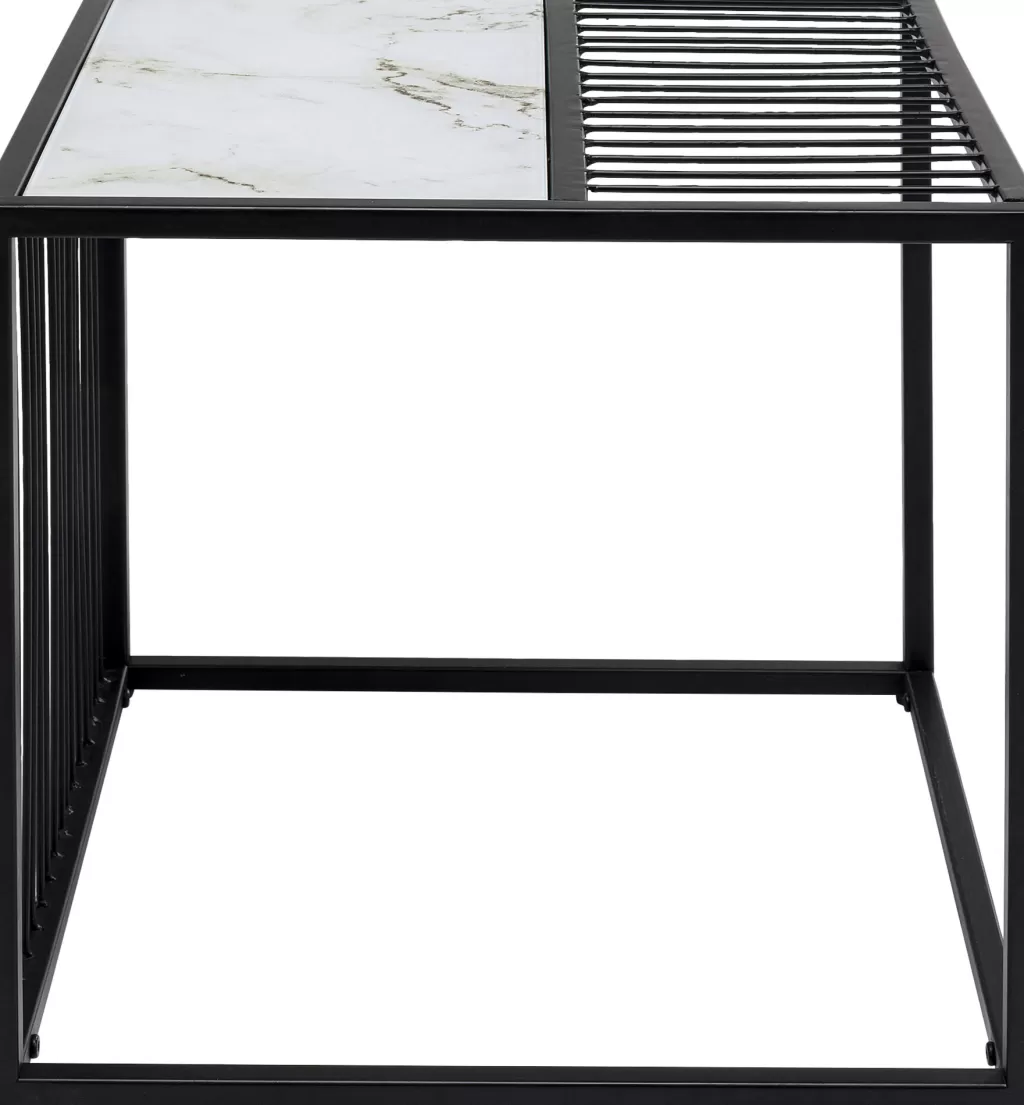Table d'appoint design Twice par KARE - Format carré 45 cm pour salon moderne