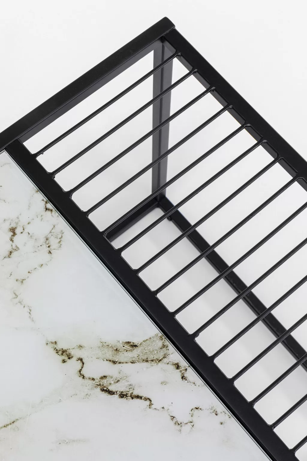 Table d'appoint design Twice par KARE - Format carré 45 cm pour salon moderne