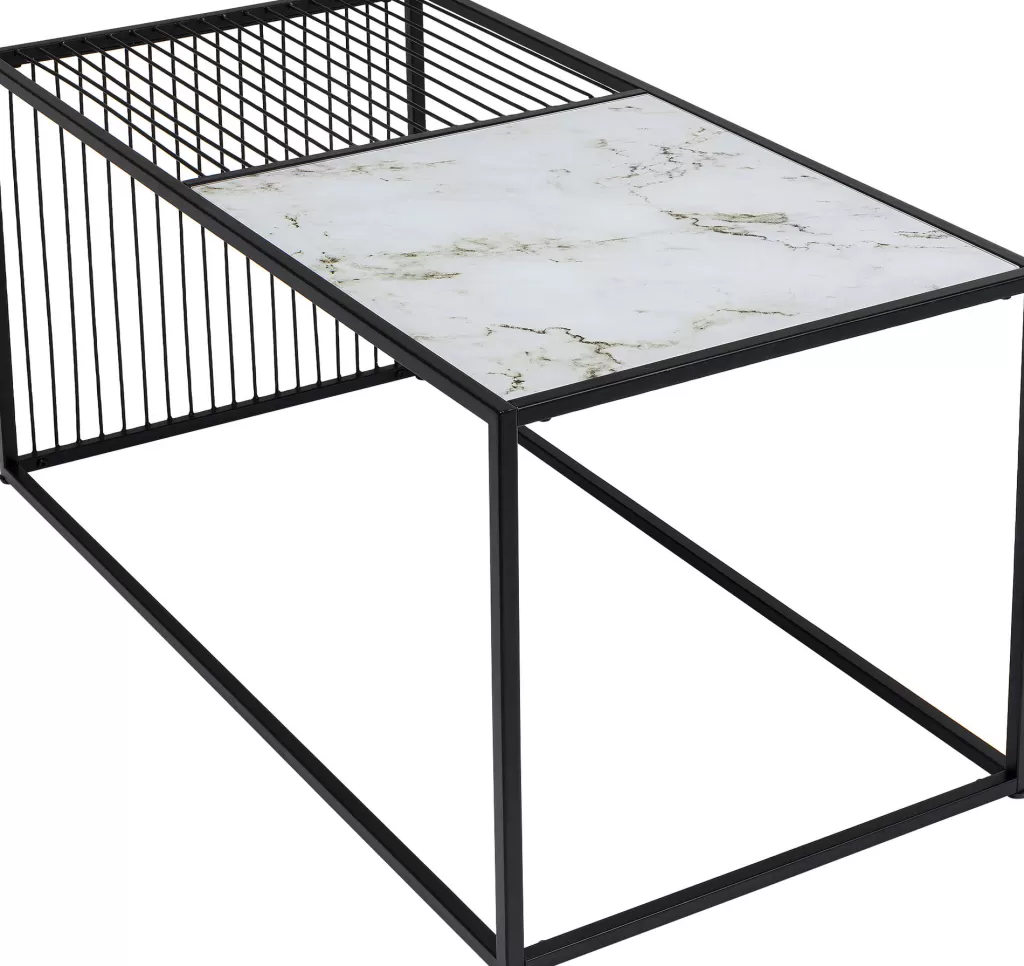 Table Basse Design Moderne Twice - Dimensions Compactes 100x50 cm - Marque KARE pour Salon Contemporain