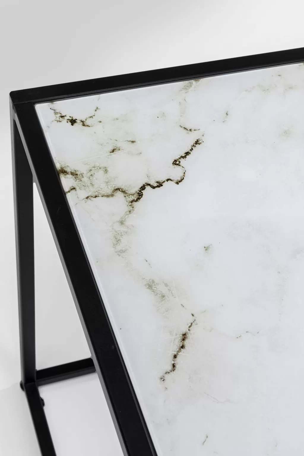 Table Basse Design Moderne Twice - Dimensions Compactes 100x50 cm - Marque KARE pour Salon Contemporain
