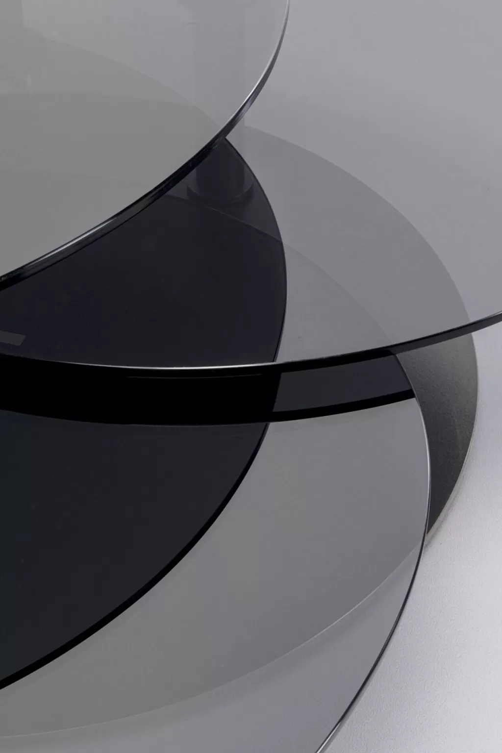 KARE Design - Table Basse Twist Moderne pour Salon, Diamètre 90 cm (Longueur 170 cm) Hauteur 43 cm - Style Élégant et Fonctionnel