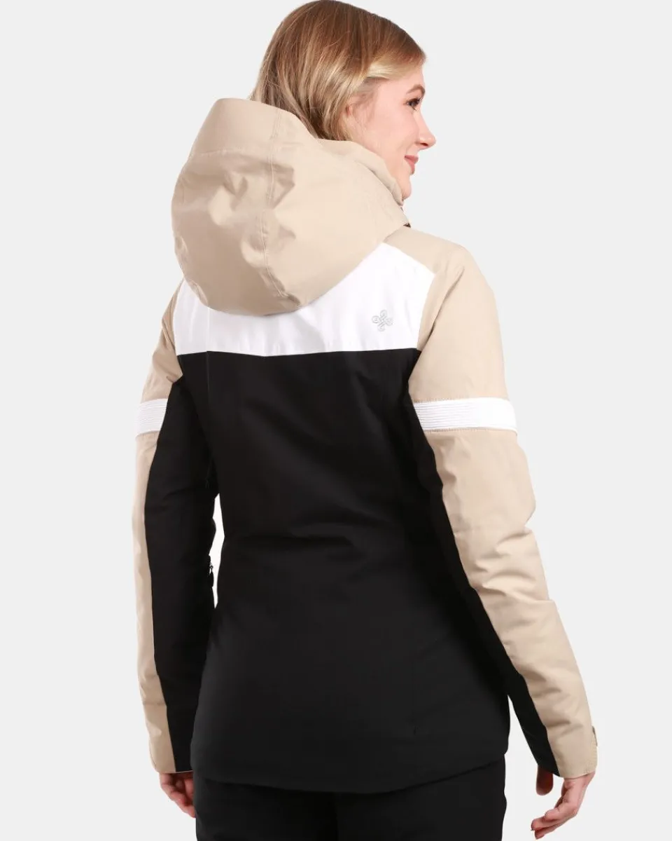 Doudoune Ski Femme Kilpi - Veste Chaude Hiver Imperméable Valera-W • Coupe-Vent Sportive avec Capuche • Style Moderne pour Sports d'Hiver