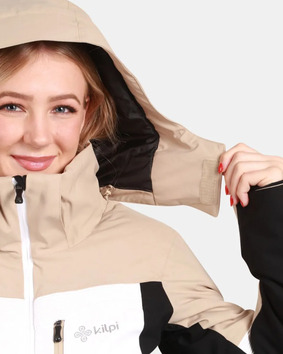 Doudoune Ski Femme Kilpi - Veste Chaude Hiver Imperméable Valera-W • Coupe-Vent Sportive avec Capuche • Style Moderne pour Sports d'Hiver