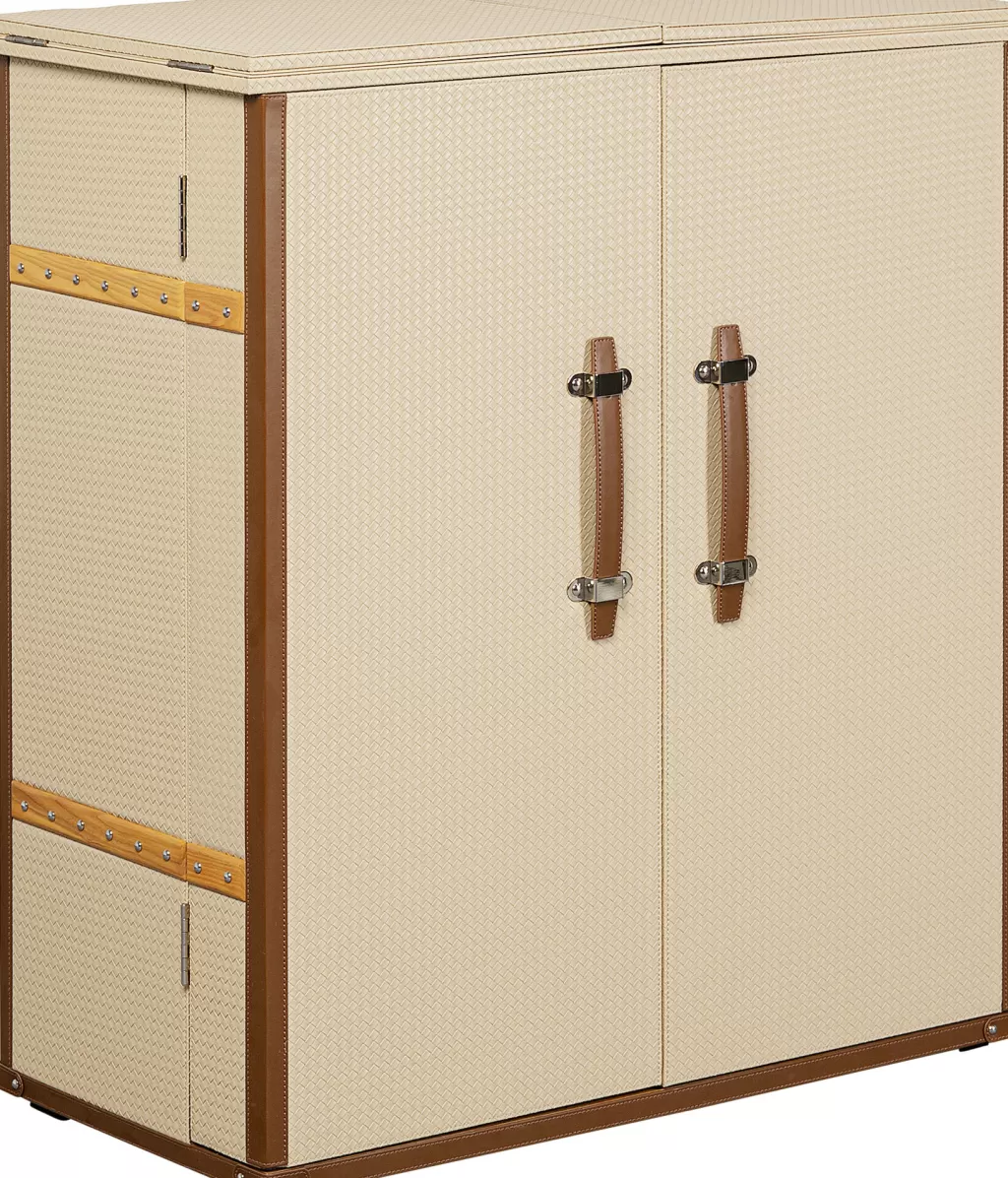 Armoire de bar design VENEZIA en crème - KARE Design - Dimensions généreuses 100x114 cm - Style contemporain et élégant pour votre intérieur