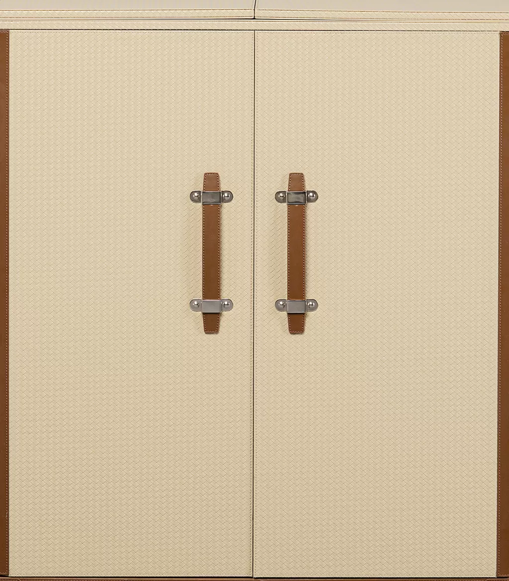 Armoire de bar design VENEZIA en crème - KARE Design - Dimensions généreuses 100x114 cm - Style contemporain et élégant pour votre intérieur
