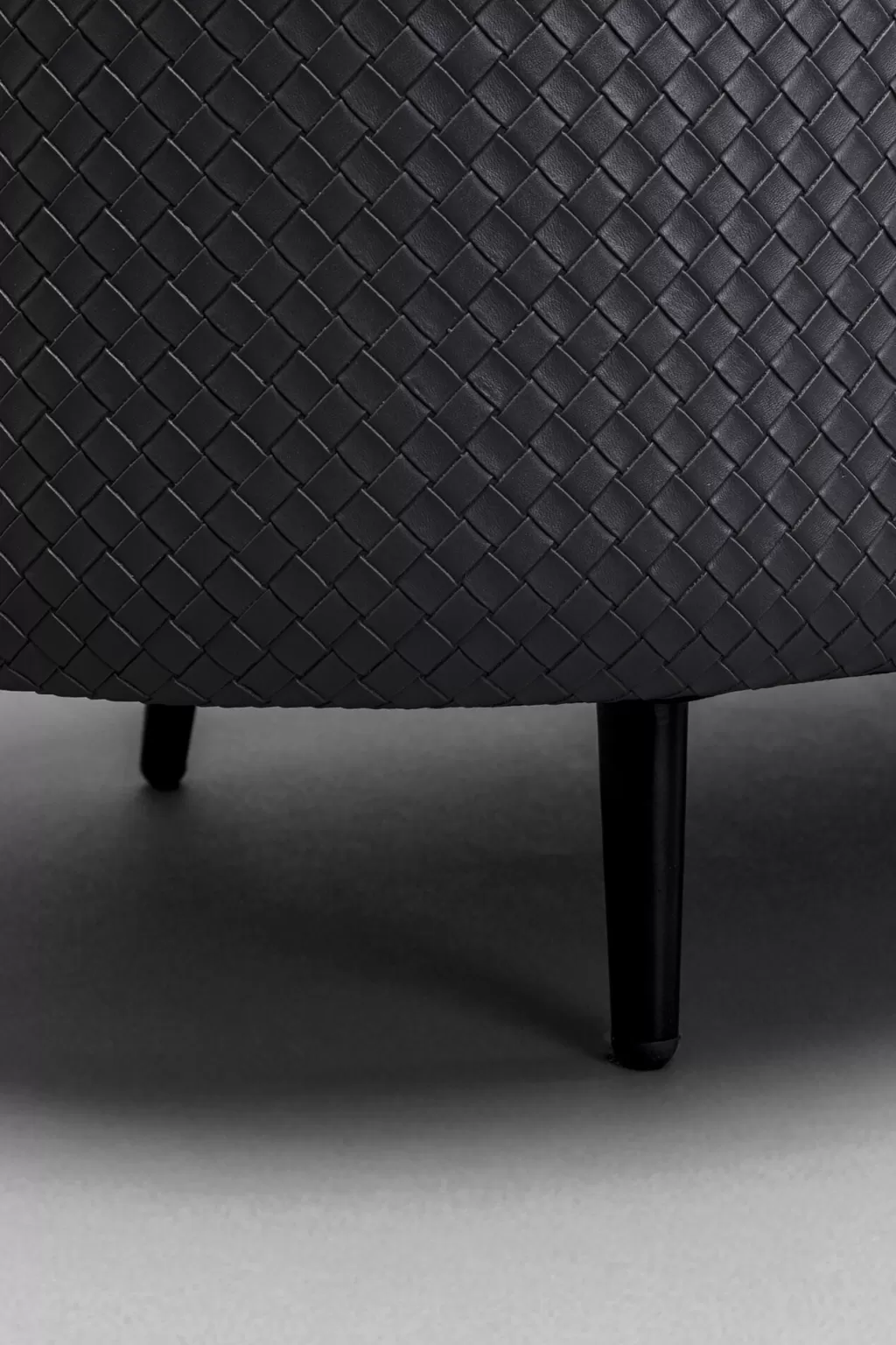 Banc de rangement Venise avec casier intégré - Design moderne KARE, Noir anthracite, Longueur 100 cm