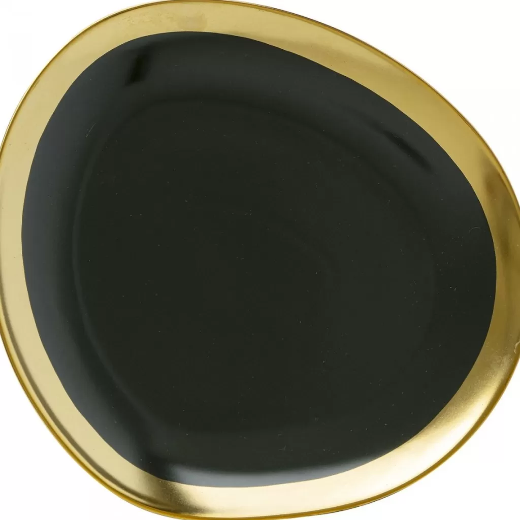 Assiette à Dessert Vibrations Ø21 cm - Design Graphique Moderne par KARE