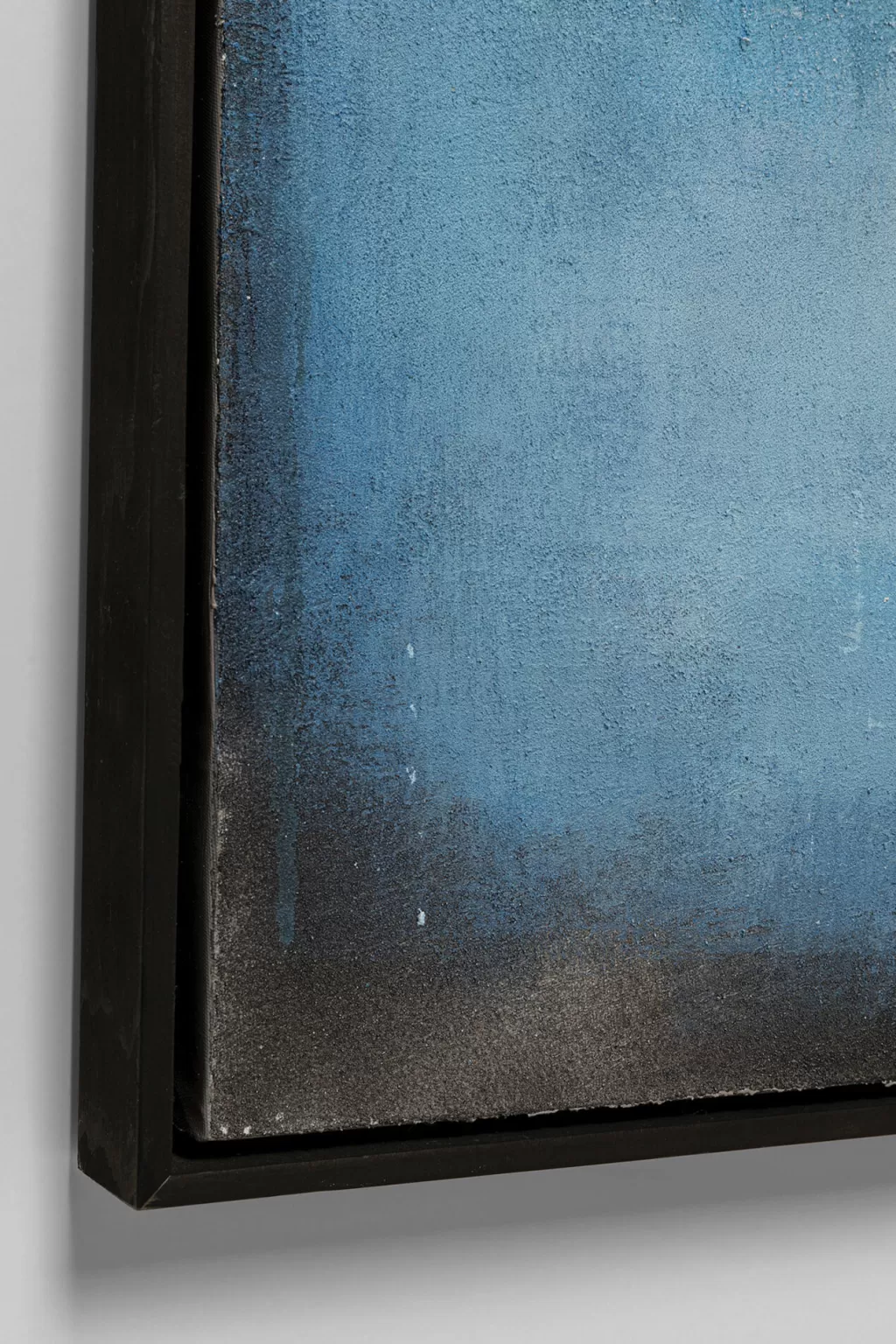 Tableau contemporain Vista en toile bleu azur – KARE Design – Format 90 x 120 cm