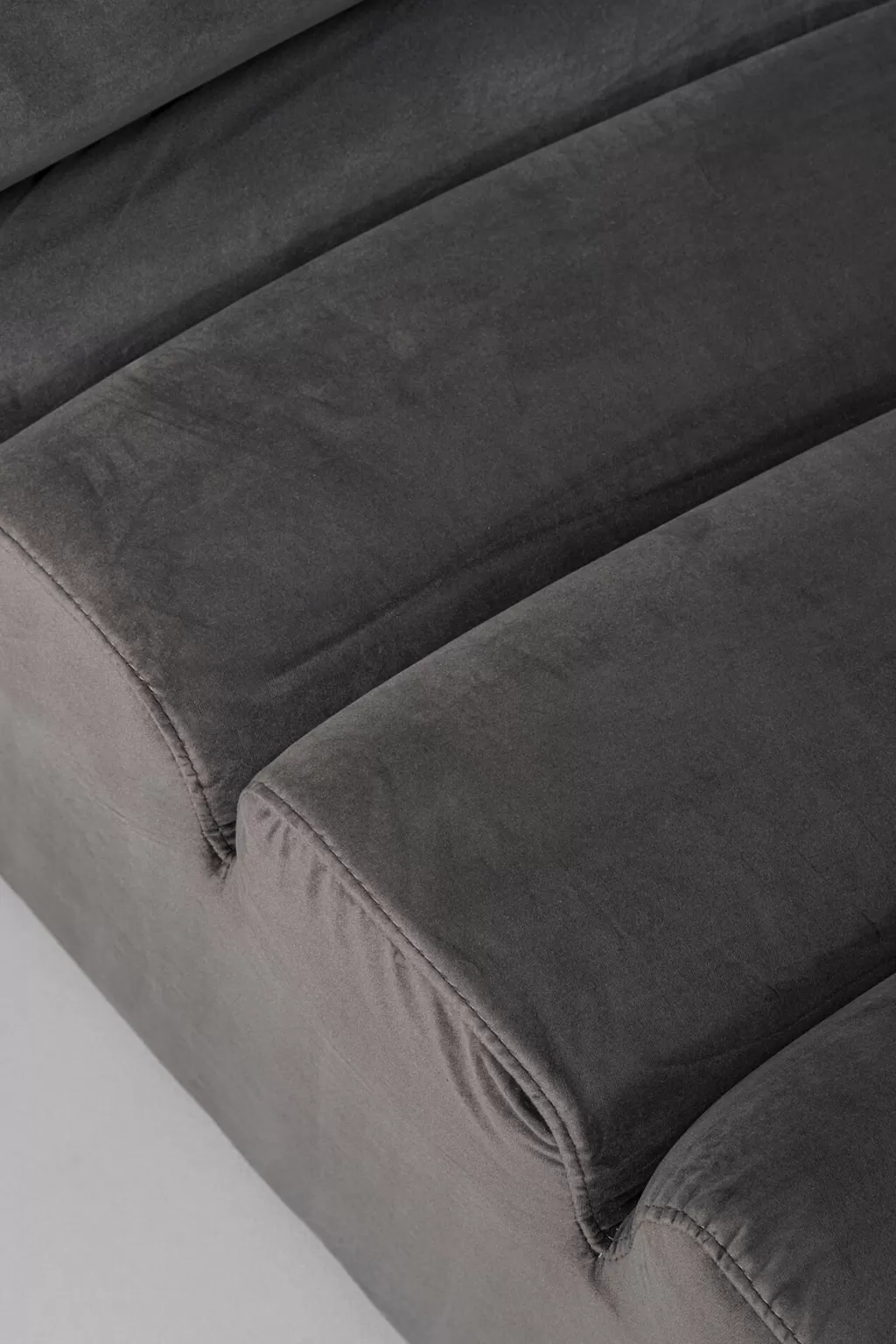 Canapé Modulable Design KARE - Lignes Ondulées Élégantes en Nuances Gris Perlé