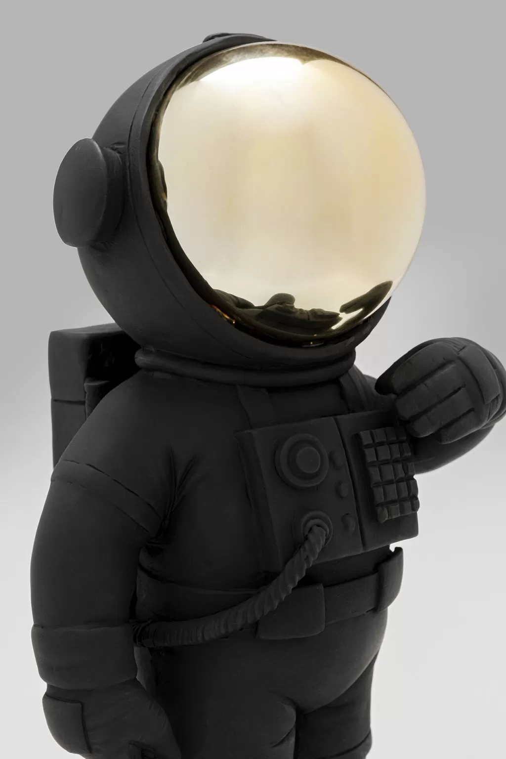 KARE Design - Figurine Astronaute Décoratif Élégant - Décoration Murale Contemporaine en Noir 27 cm