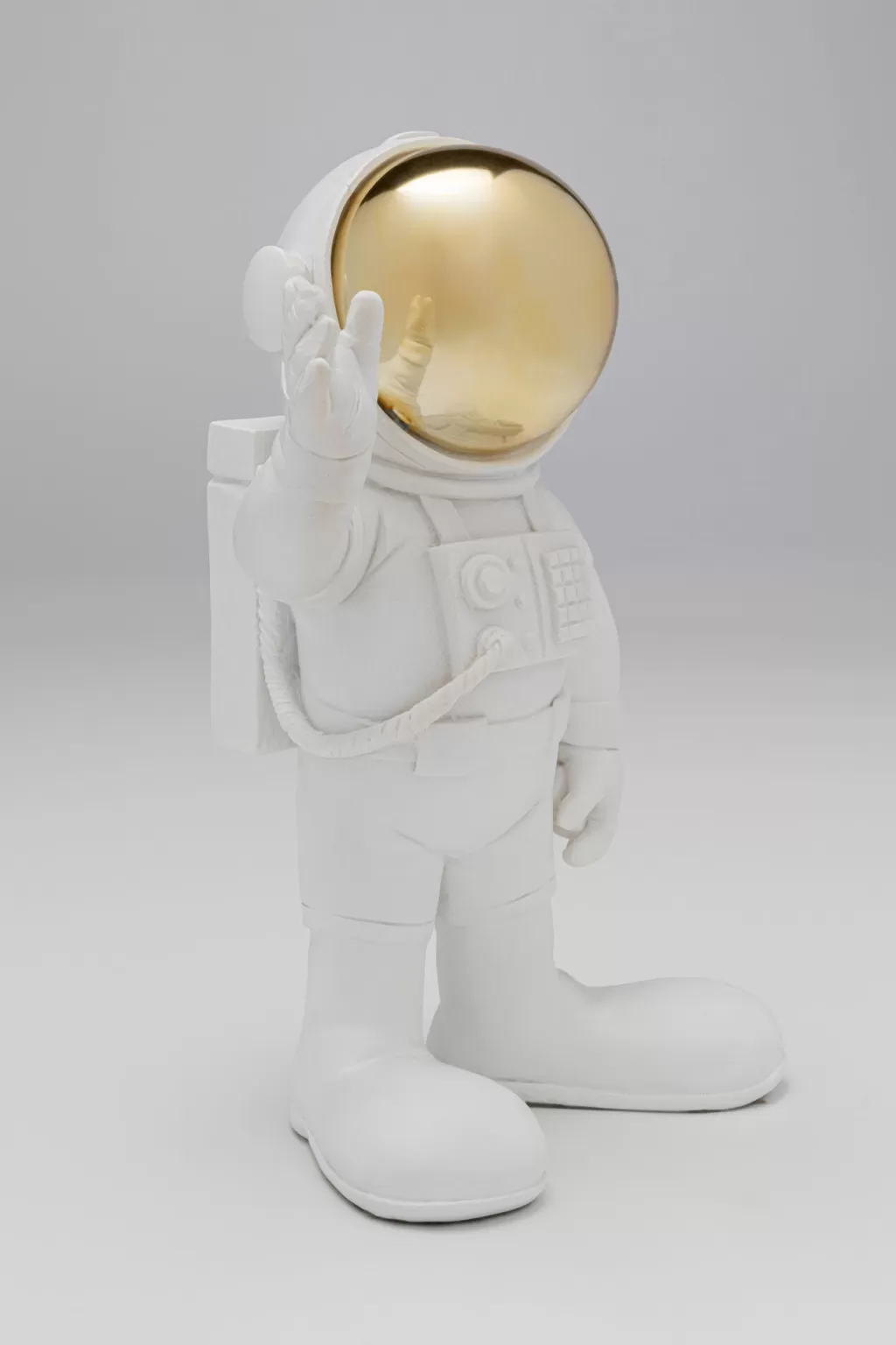Décor Astronaute « Bienvenue » Blanc - Figurine Moderne KARE Design 27 cm