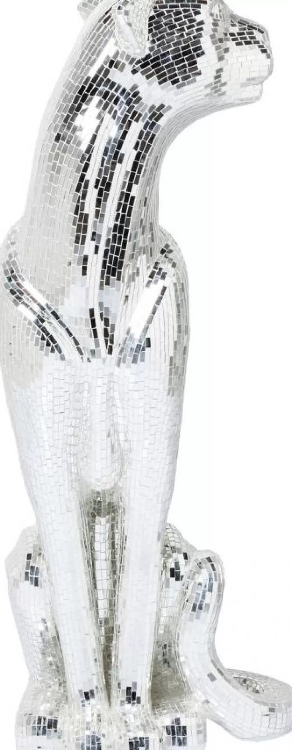 Statue Majestueuse Panthère en Mosaïque KARE Design - Décor d'Intérieur XL Haute Qualité - Sculpture Contemporaine 150 cm pour Espaces Élégants