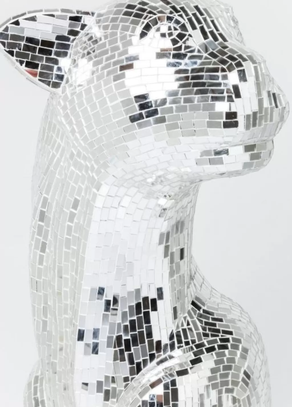 Statue Majestueuse Panthère en Mosaïque KARE Design - Décor d'Intérieur XL Haute Qualité - Sculpture Contemporaine 150 cm pour Espaces Élégants