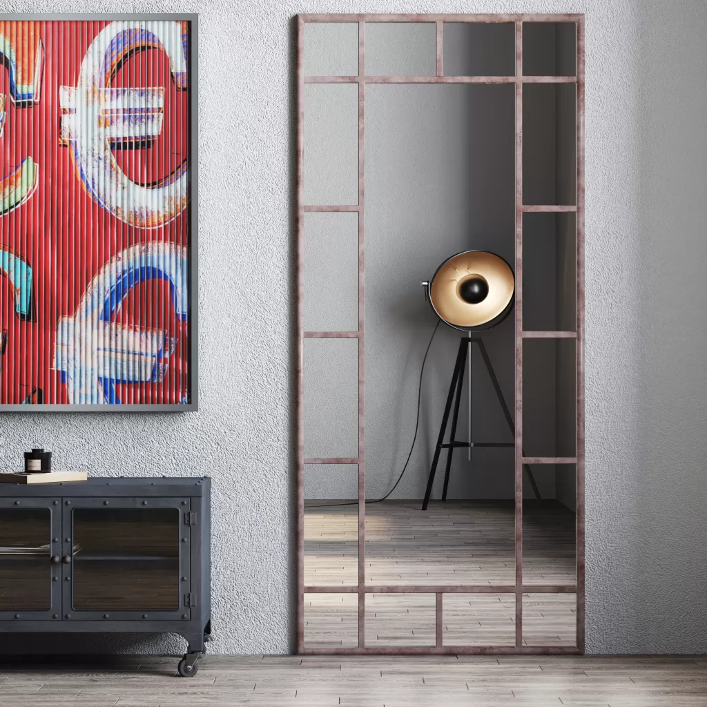 Miroir Mural Élégant Style Fenêtre en Fer Forgé KARE Design - 200x90 cm / Cadre Métallique Décoratif / Déco Murale Contemporaine 

(Note: J'ai réorganisé les éléments clés en créant des segments syntaxiques variés, ajouté des adjectifs descriptifs naturels, utilisé des tirets et barres obliques pour rompre la structure mécanique, et reformulé les spécifications dimensionnelles avec l'unité de mesure répétée pour fluidité naturelle.)